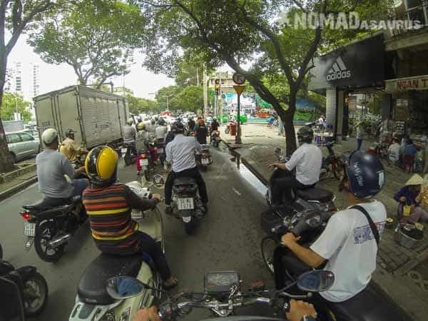 Traffic Adventure In Vietnam, Ho Chi Minh City