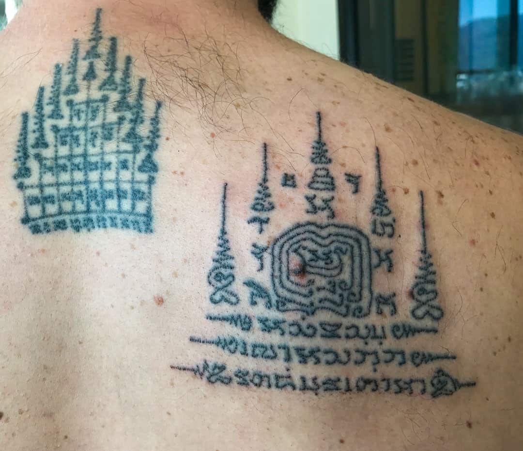 buddhist monk tattoos designs