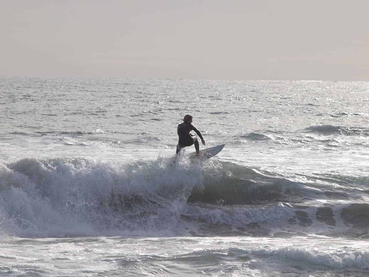 Man Surfing Perth