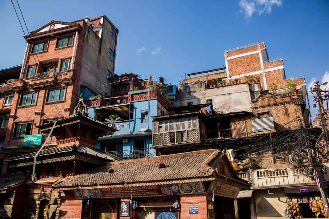 Buildings Thamel Kathmandu