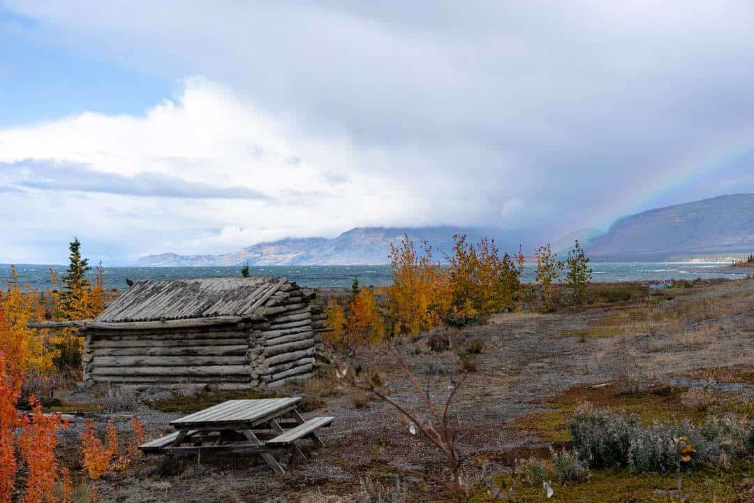 Log Cabin Alaska Highway Road Trip