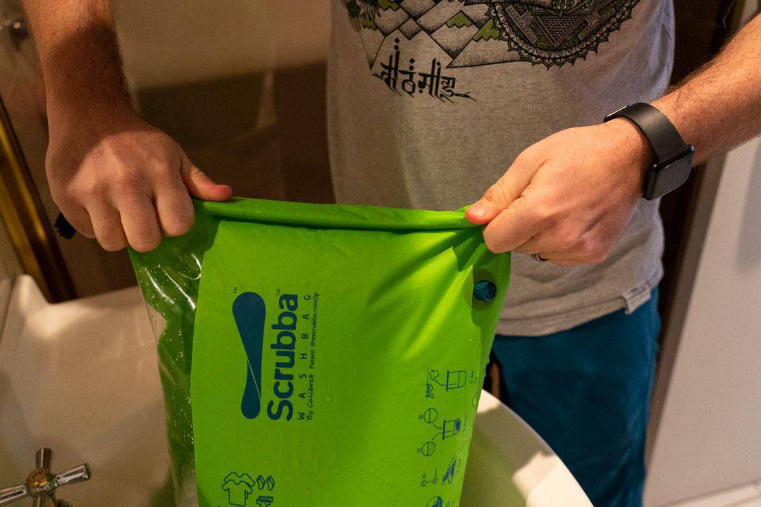 Scrubba Wash Bag perfect solution for travel