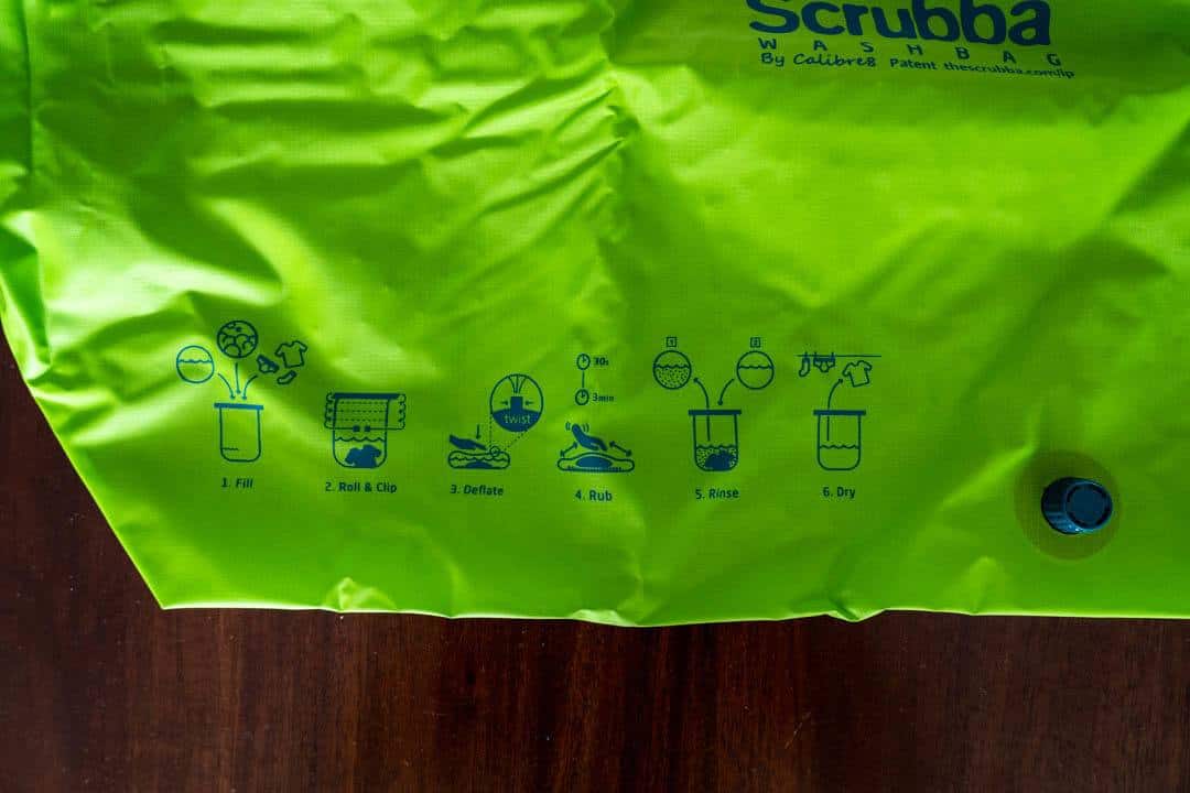 Scrubba Wash Bag  Portable washing machines for travel & camping.