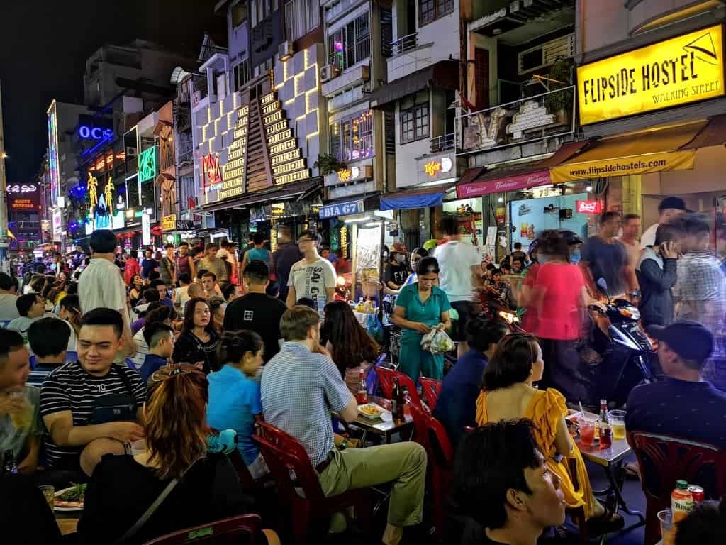 Enjoy A Beer On Walking Street, While Watching The World Go By.