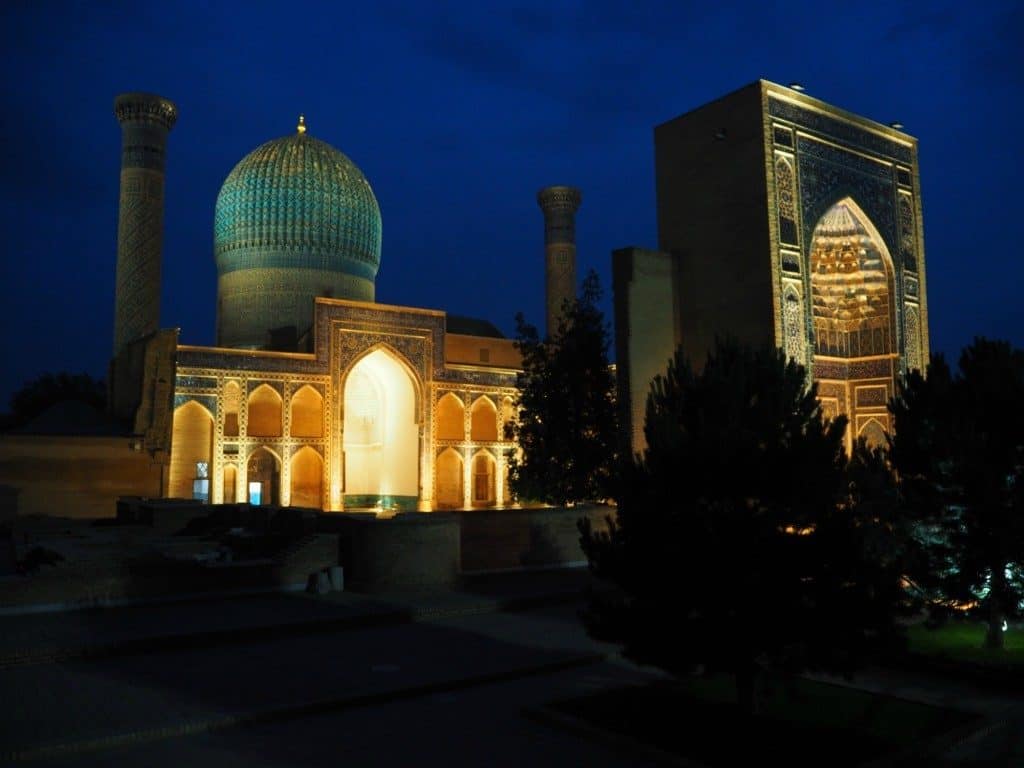 Gur-E-Amir Is Spectacular At Night