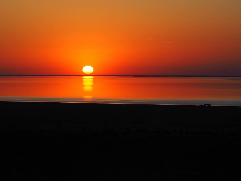 Sunrise Over The Aral Sea