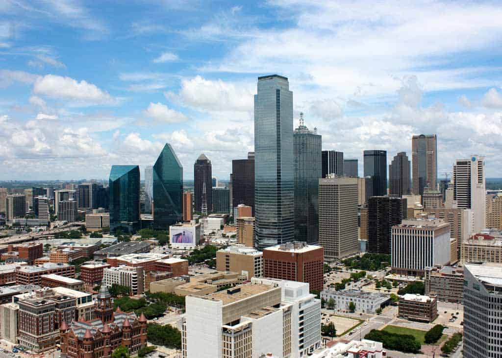 Downtown Dallas, Texas, U.S.A., Dallas is a major city in t…