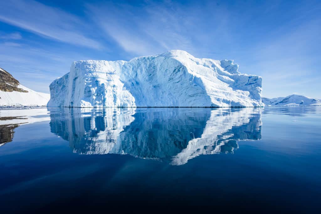 Antarctica In January Iceberg Reflections
