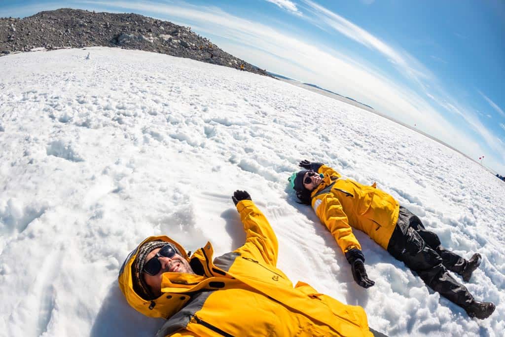 Snow Angels Greenland Ice Sheet